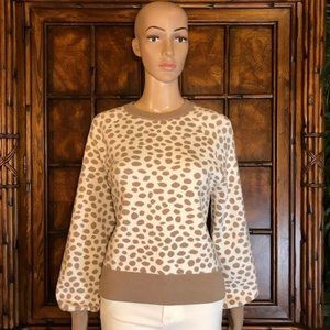 Ann Taylor Vanilla Spot Sweater
